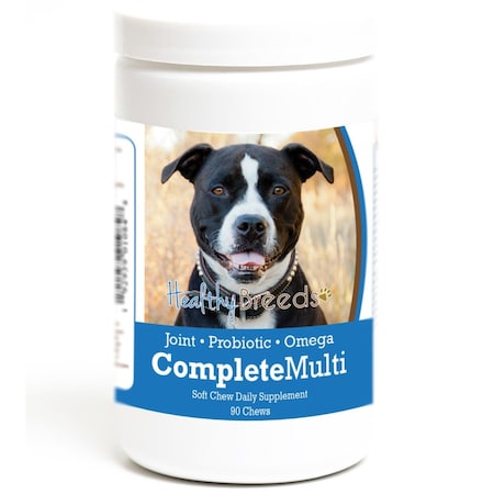 Pamperedpets Pit Bull all in one Multivitamin Soft Chew, 90PK PA3491360